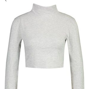 Long sleeve crop top